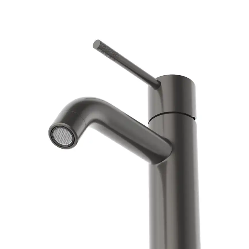 Смеситель для раковины Cezares RELAX-LS1-GM, Оружейная сталь фото 3