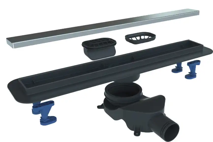 Душевой лоток BELBAGNO LUCE 70 см, BB-LD-LUCE-70-CR, Хром матовый фото 1