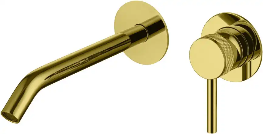 Смеситель для раковины Allen Brau Priority 5.31A03-GB (с внутренней частью) золото фото 1