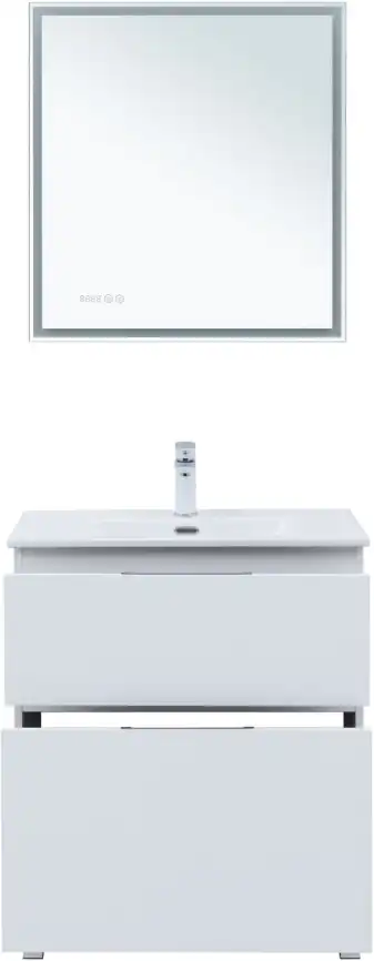 Тумба под раковину Aquanet Алвита New 70 напольная, белый матовый, 344133 фото 5