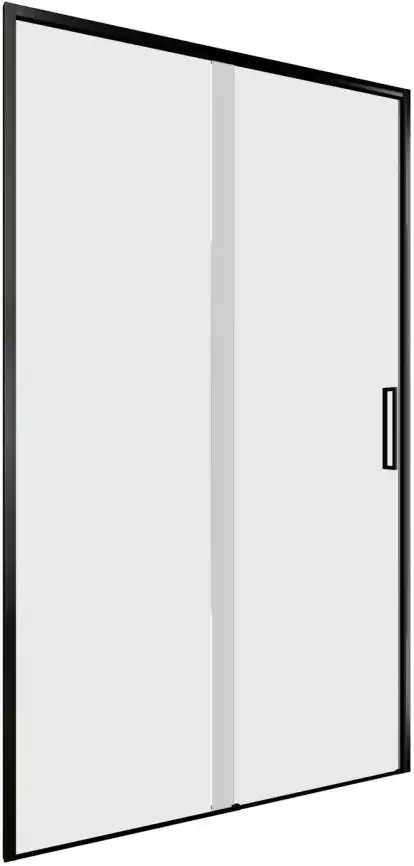 Душевая дверь Aquanet Pleasure Evo 110 AE65-N110-BT профиль черный, прозрачное стекло фото 3