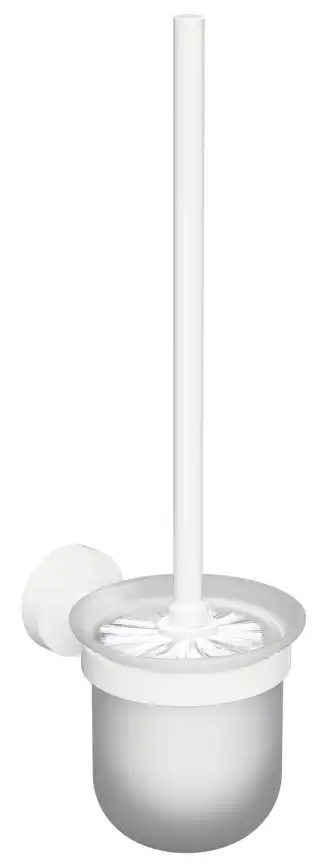 Ершик для унитаза подвесной щётка белая 37 см BEMETA WHITE Белый матовый 104113014 фото 1