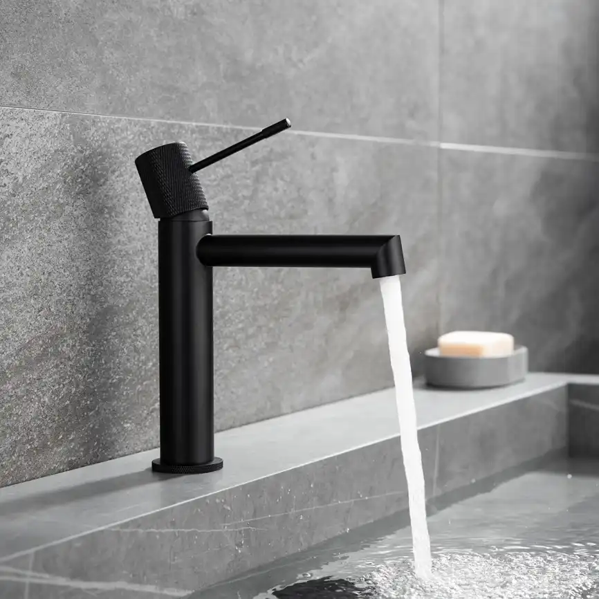 Смеситель для раковины Vincea Desire VBF-1D1MB однорычажный, черный фото 5