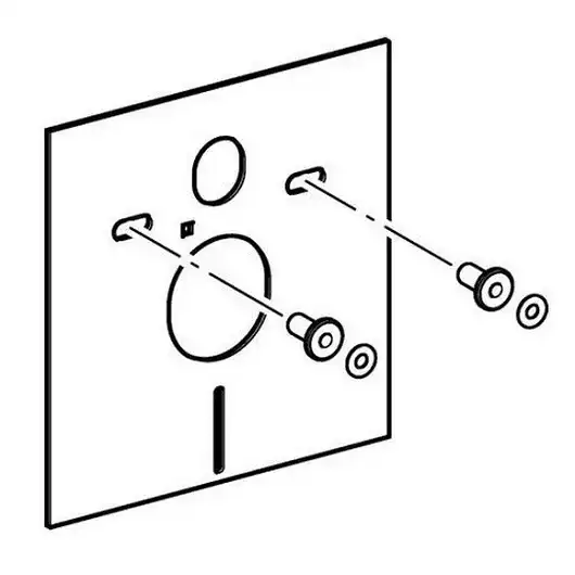 Звукоизолирующая прокладка для унитаза, биде Geberit 156.050.00.1 фото 3