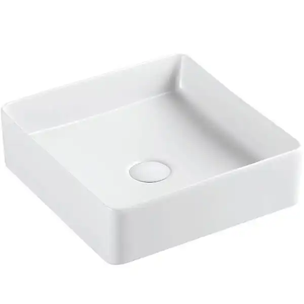 Раковина AVS Леон 40х40 белая матовая фото 1