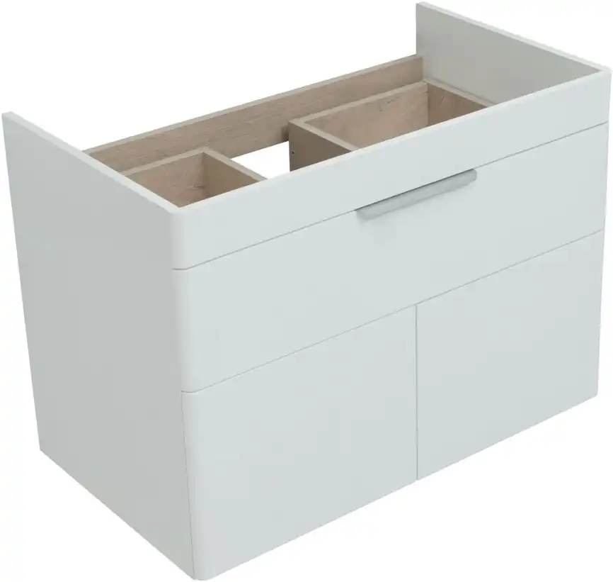 Тумба под раковину Aquanet Ирис new 85 белый глянец (1 ящик, 2 дверцы) 310150 фото 4