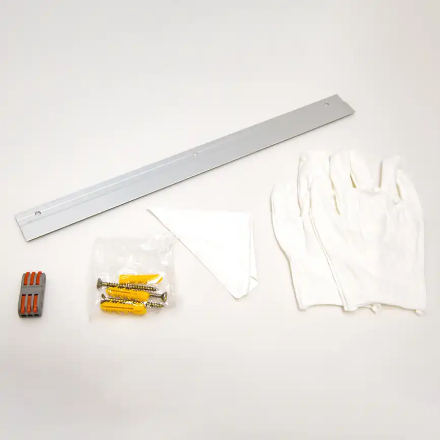 Зеркало с подсветкой AVS AZ 80 см, антипар, черное матовое фото 7