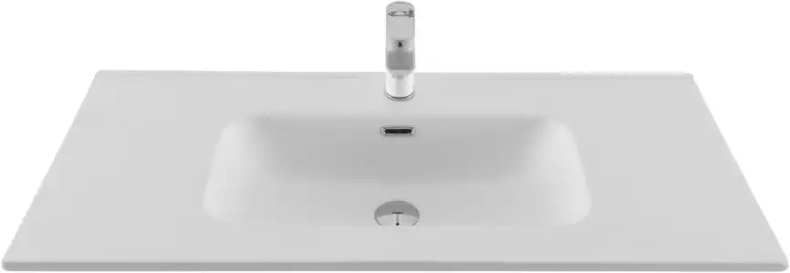 Раковина Aquanet Flat 100 330426 прямоугольная, Белая матовая фото 1