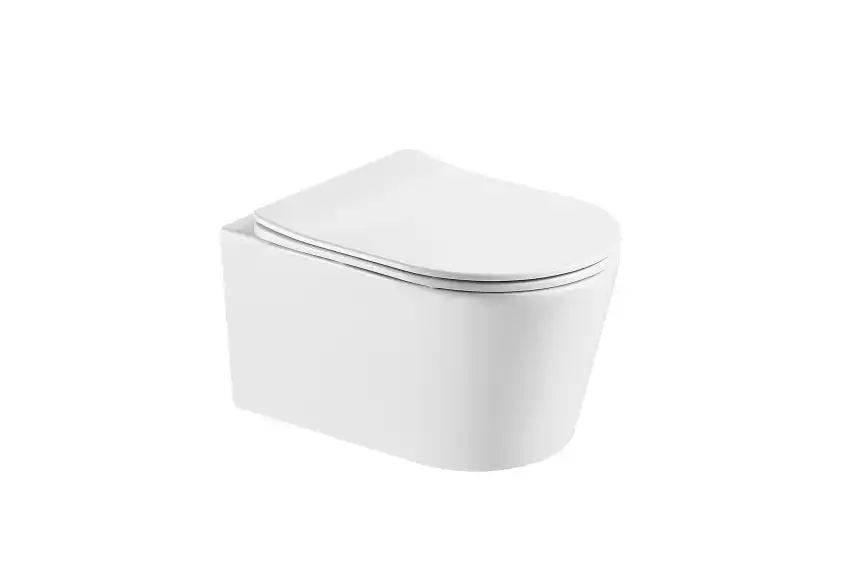 Унитаз с инсталляцией Aquatek Оберон SET AQUATEK ОБЕРОН T с сиденьем Микролифт, без клавиши смыва фото 4