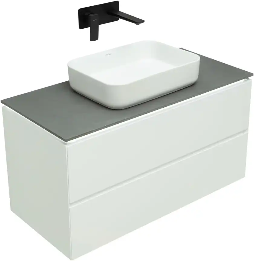 Тумба под раковину Allen Brau Infinity 100 1.21003.WM белый матовый фото 6