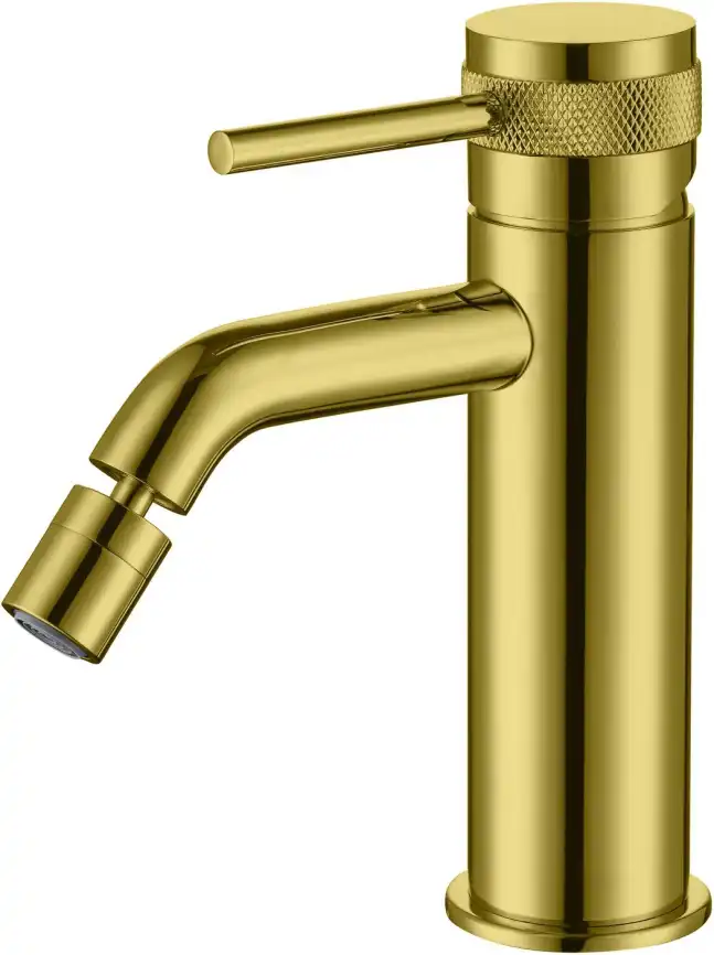 Смеситель для биде Allen Brau Priority 5.31A04-GB (с донным клапаном) золото фото 1