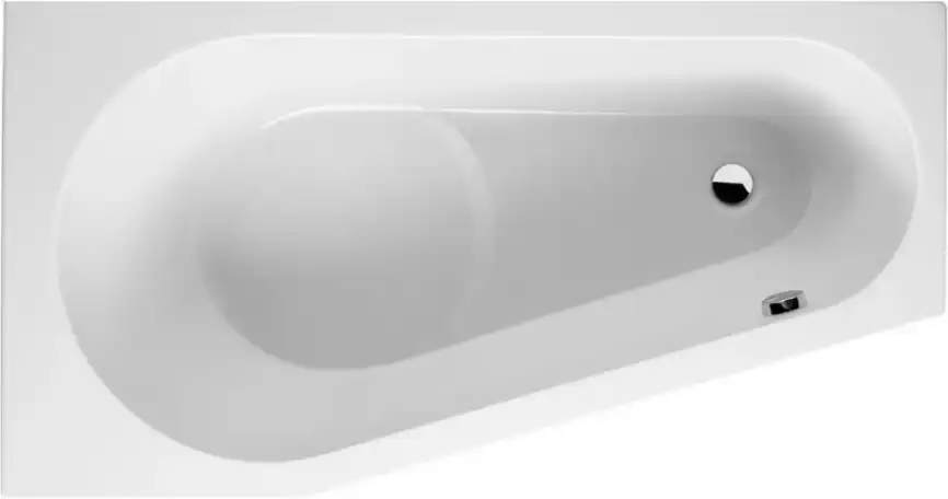 Акриловая ванна RIHO DELTA 160х80 R правосторонняя B068001005 фото 1