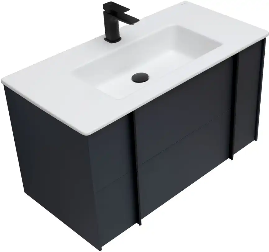 Тумба под раковину Allen Brau Reality 90 1.32006.AM антрацит матовый фото 10