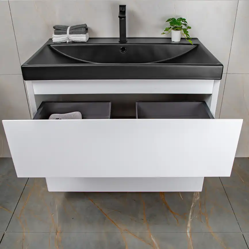 Тумба с раковиной AVS Гармония 80 белая, N821-07-800WG-02-810BM фото 7