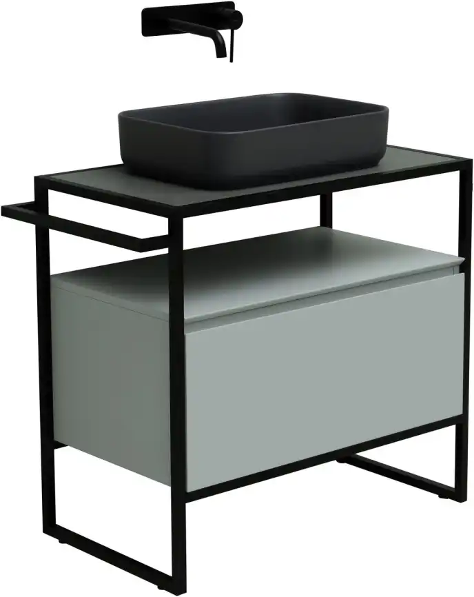 Тумба под раковину Allen Brau Priority 80 1.31002.PWM папирус матовый фото 1