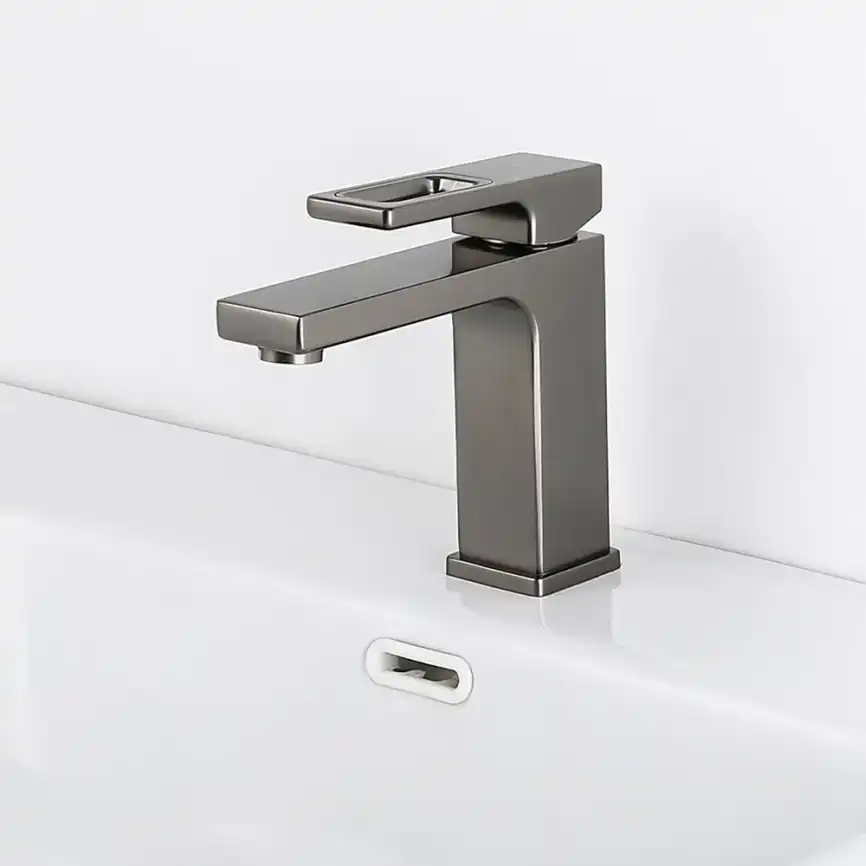 Смеситель для раковины Gappo G1017-9, Оружейная сталь фото 9