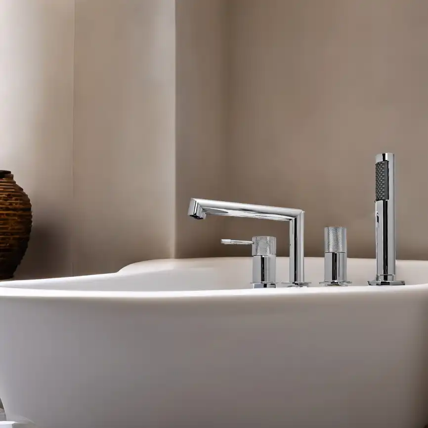 Смеситель на борт ванны AVS SEEME 811-312-CR, хром фото 15