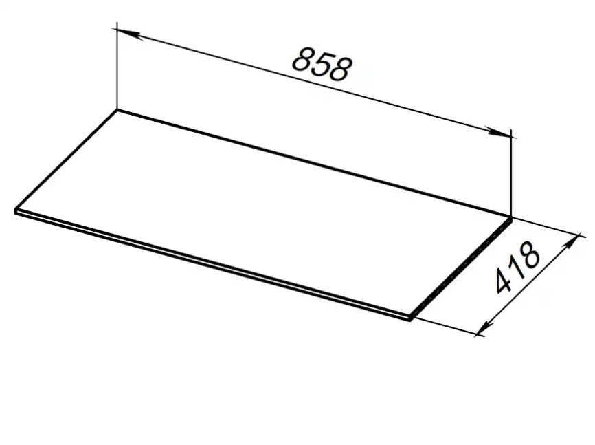Столешница Allen Brau Liberty 90 1.330012.B-S бежевый структ фото 2
