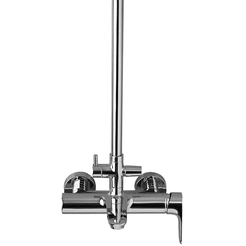 Душевая система Jacob Delafon Aleo E26809-CP для ванны с изливом, верхний и ручной душ, Хром фото 3