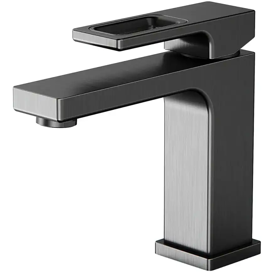 Смеситель для раковины Gappo G1017-9, Оружейная сталь фото 1