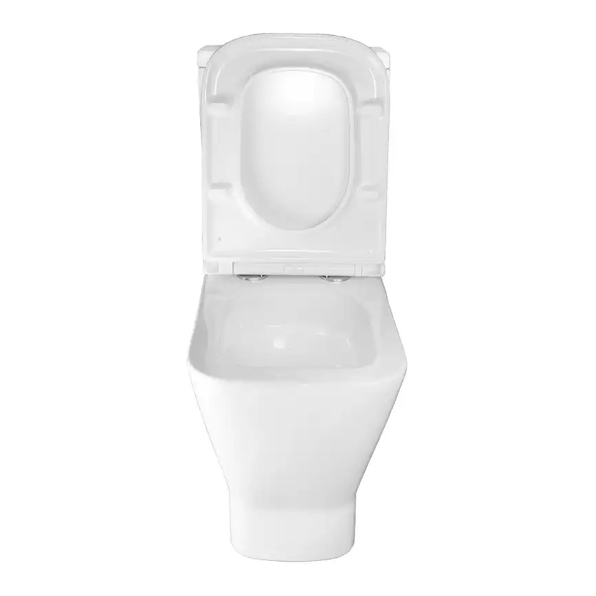 Унитаз напольный Azario  Joy AZ-2168-UQ3 безободковый, смыв Торнадо, с бачком и сидением микролифт, Белый глянцевый фото 5