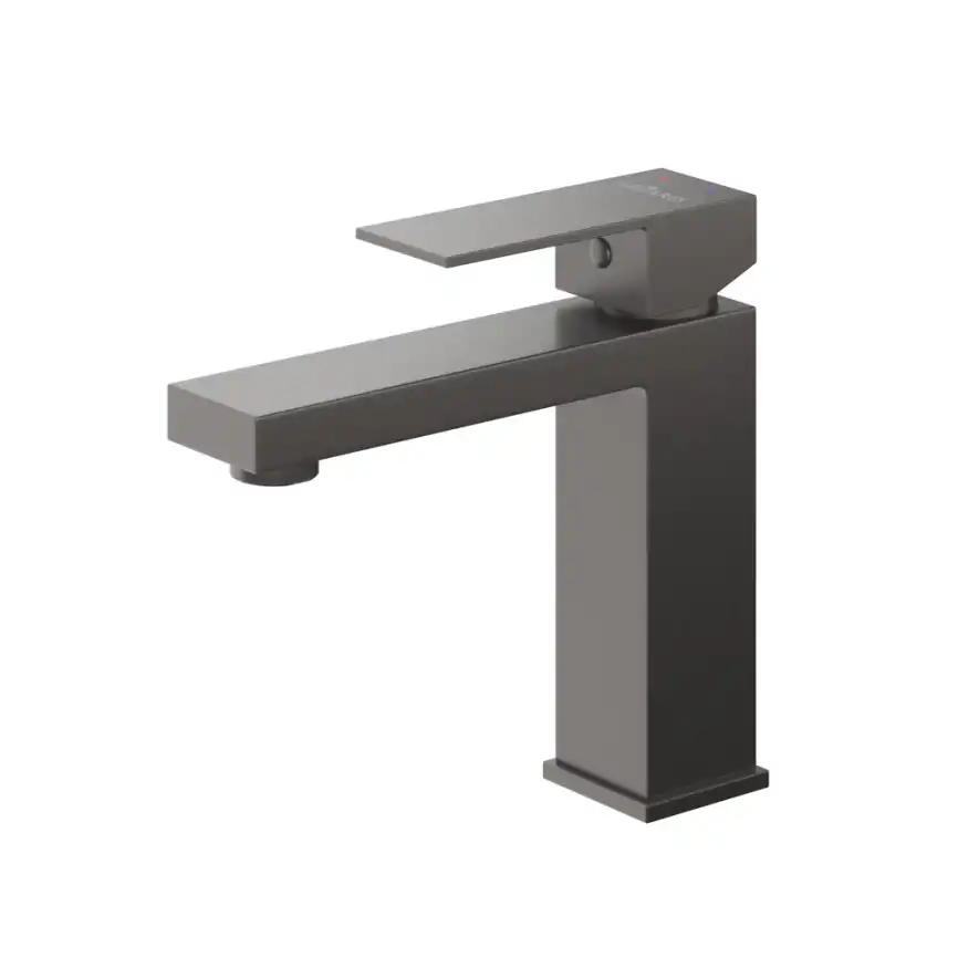 Смеситель для раковины Cezares SLIDER-LS-GM, Оружейная сталь фото 1