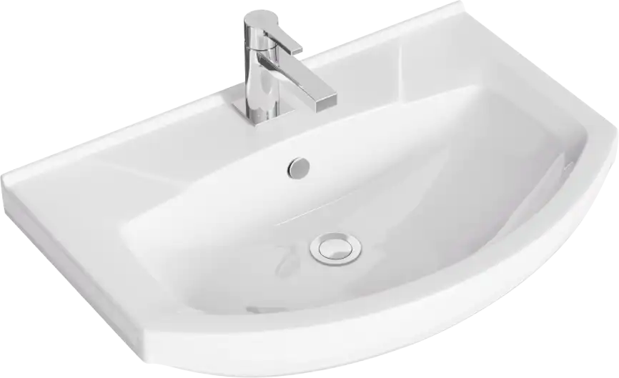 Тумба с раковиной подвесная Aqwella Rodos 75 см, ROD01071, цвет Белый фото 2