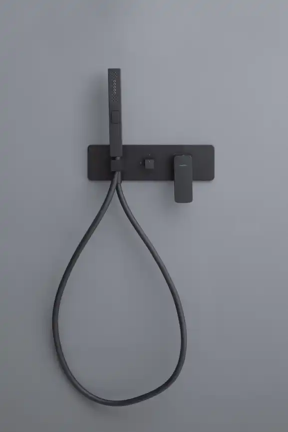 Смеситель для душа Allen Brau Infinity 5.21011-31 встраиваемый, с внутренней частью, Черный матовый фото 8