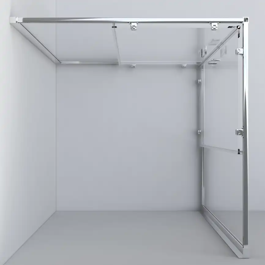 Душевой уголок Vincea Garda 90х90 VSS-1G900CH, профиль хром, стекло Матовое фото 5