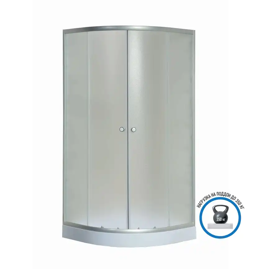 Душевой уголок Niagara Eco 80х80 NG-003-14 низкий 13 см поддон стекло МАТОВОЕ фото 1