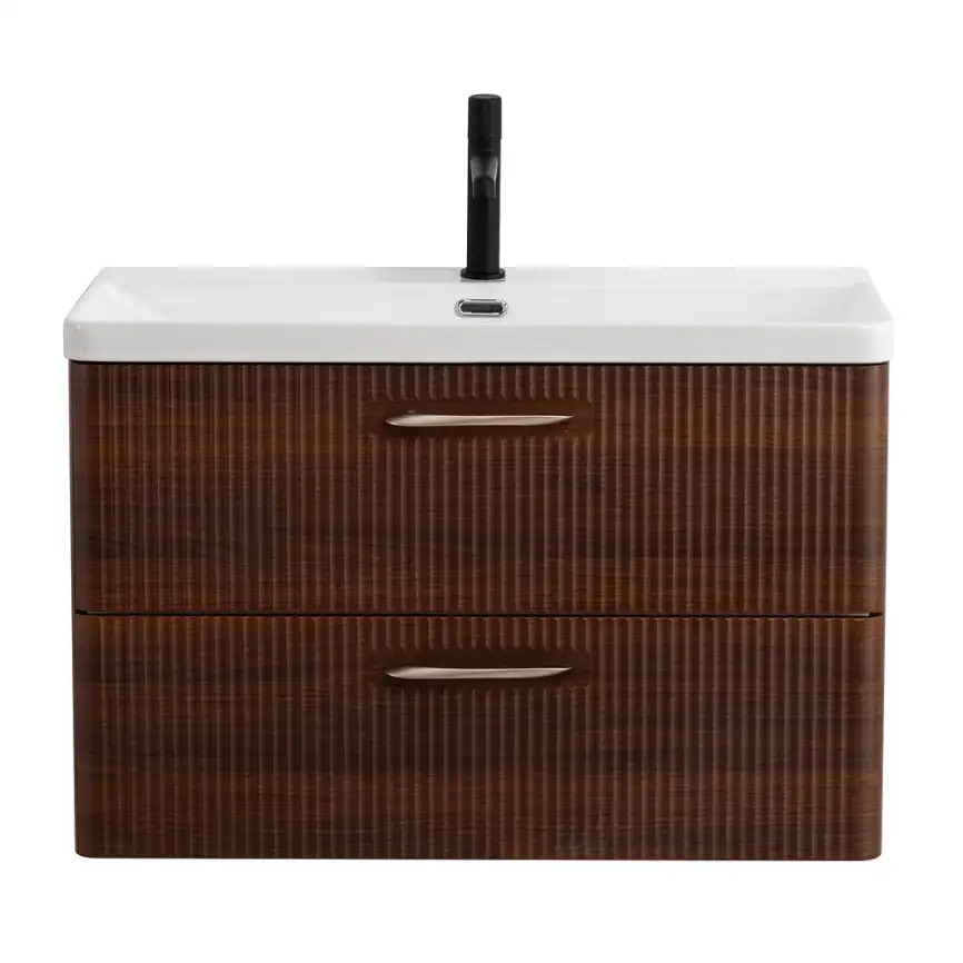 Тумба под раковину BelBagno DUE-800-2C-SO-NOCE-P подвесная Noce фото 1