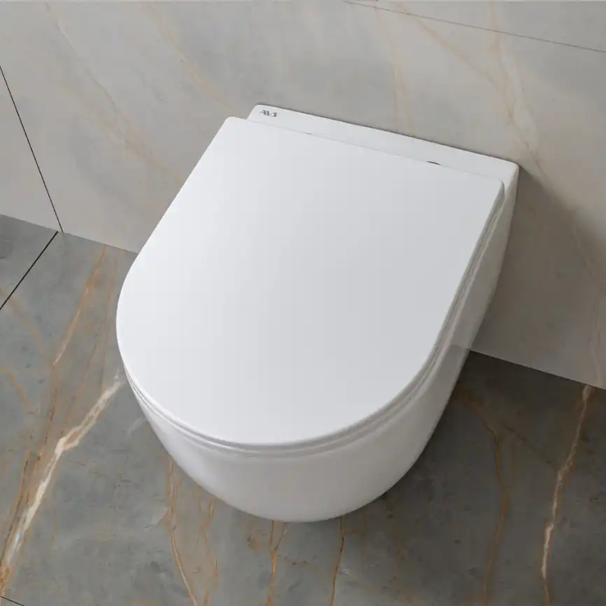 Унитаз подвесной AVS Спутник 801-0038-P-T2-GW безободковый, со смывом Торнадо, белый фото 14