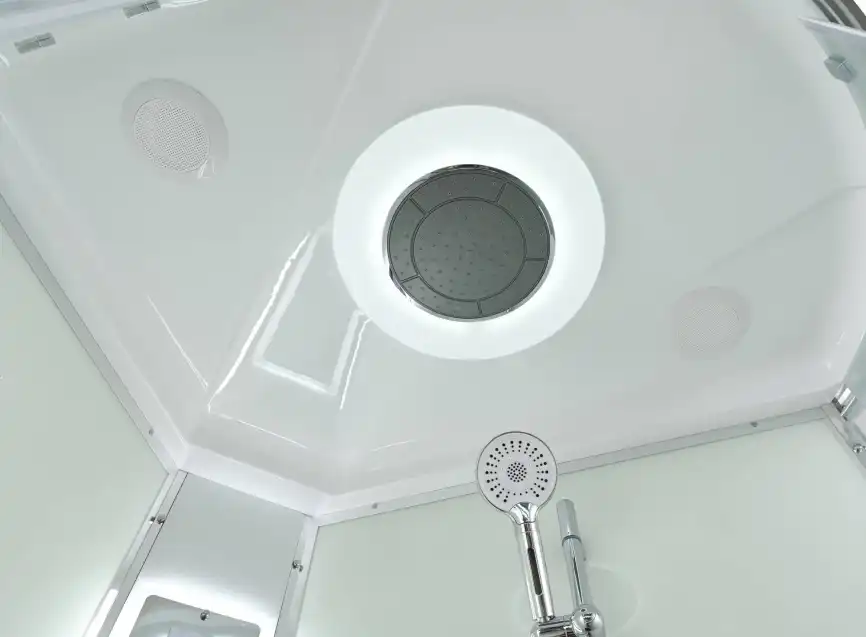 Душевая кабина AvaCan EM5811LLEDT 110x80 см, высокий поддон, с крышей, левая фото 9