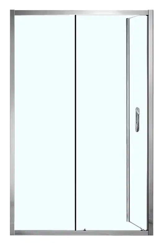 Душевой уголок Azario MILTON 120х80х200 AZ-ND1131 L 1200 профиль Серебро, стекло Прозрачное фото 2