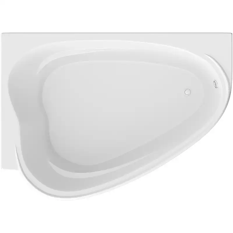 Акриловая ванна Marka One LOVE 185х135 01лв1813л левая, Белая фото 1