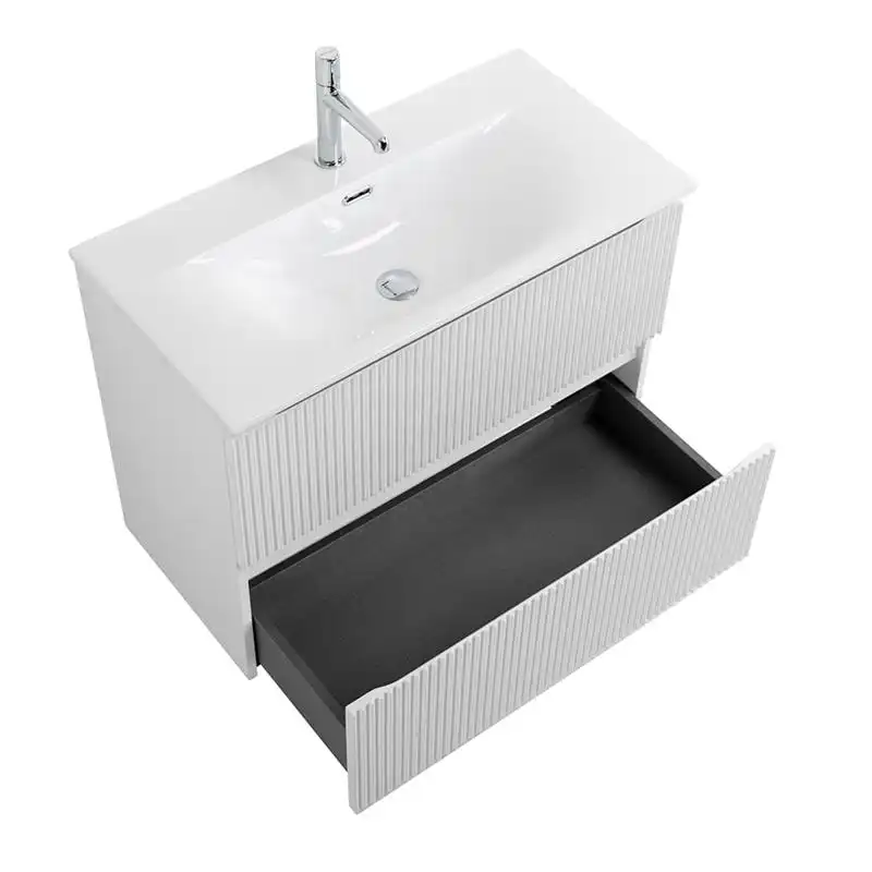 Тумба под раковину BelBagno UNO-MINI-1000-2C-SO-BO подвесная, Bianco Opaco фото 4