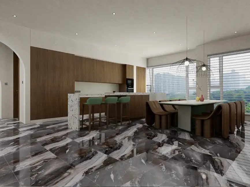 Керамогранит AZARIO RIVERSTONE GOLD 60x120 Carving (H18004011G) фото 7