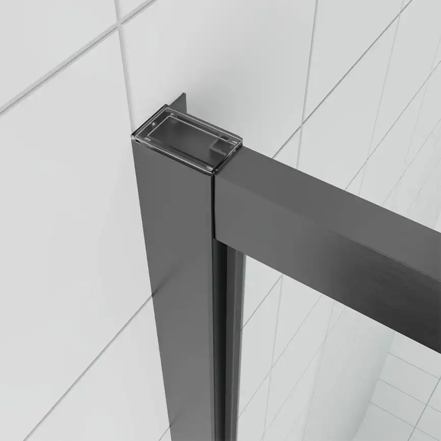 Душевой угол Veconi Ottimo P20SP GR, 1200х1000х1900 графит брашинг, стекло прозрачное фото 6
