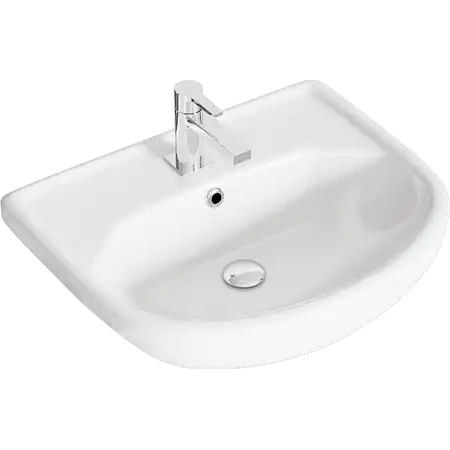 Тумба с раковиной напольная Aqwella Barcelona 55 см, Ba.01.05/2, цвет Белый фото 3