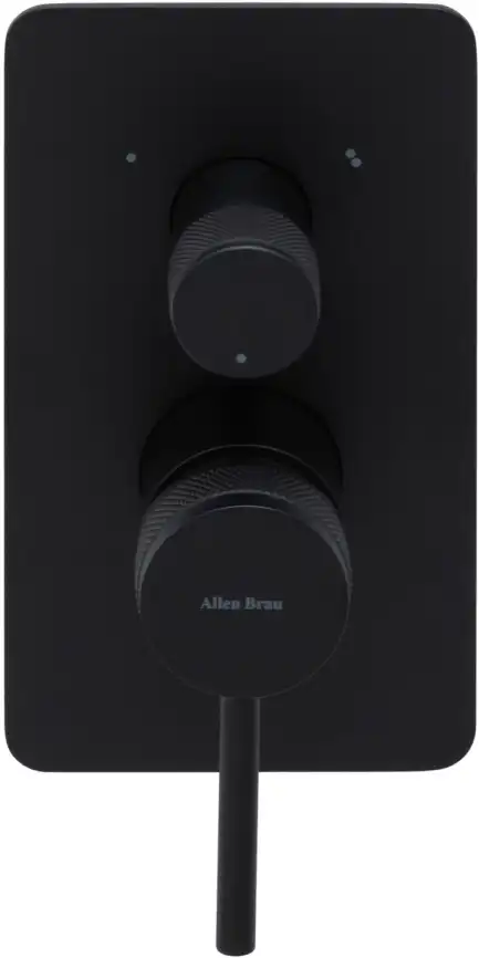 Смеситель для ванны с душем Allen Brau Priority 5.31A11-31 встраиваемый, с внутренней частью, Черный матовый фото 4