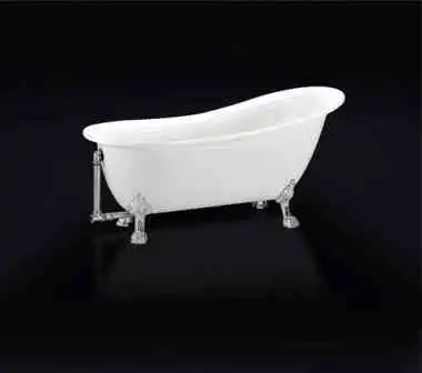 Акриловая ванна BELBAGNO 155х75 BB06-1550 отдельностоящая, Белая фото 1