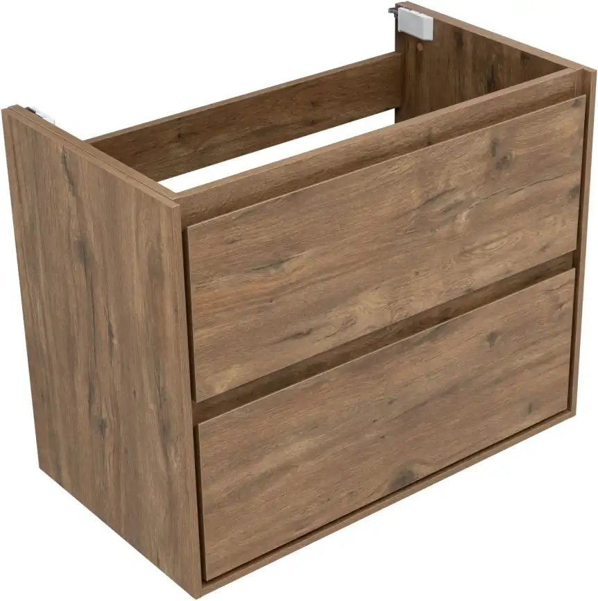 Тумба под раковину Aquanet Милан 80 дуб рустикальный, подвесная, 336379 фото 12