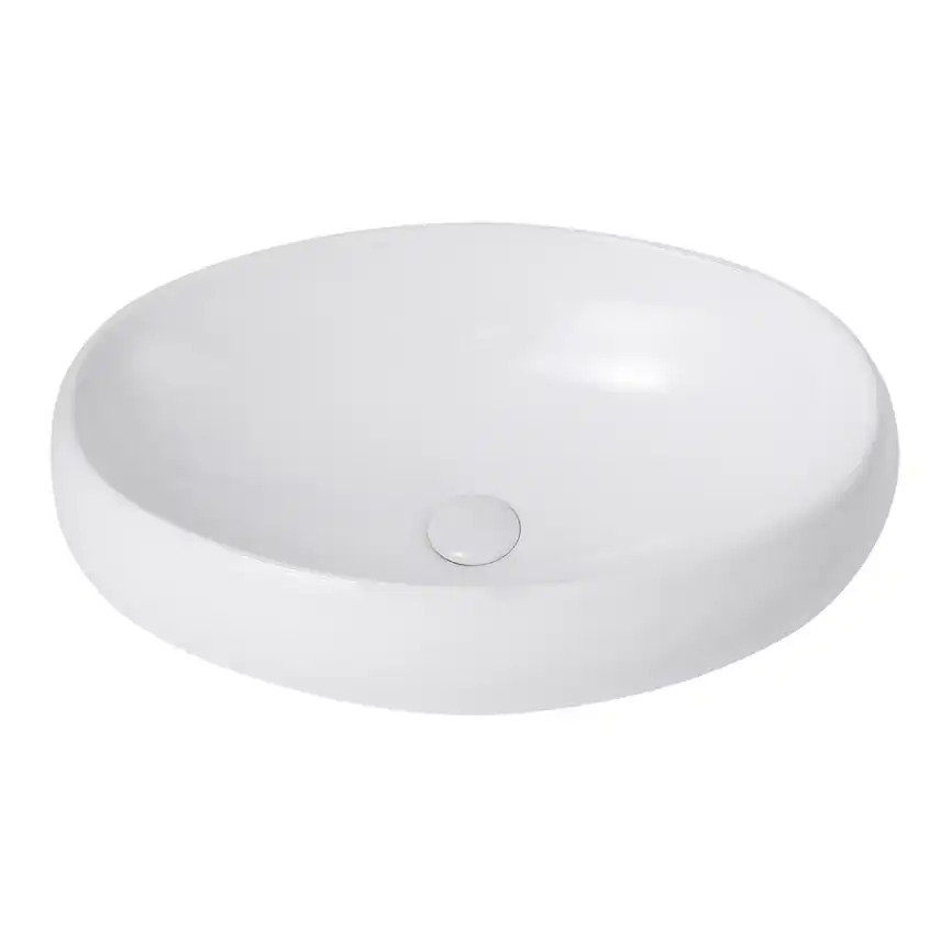Раковина накладная ABBER BEQUEM 60х40,5х15,5 AC2102, овальная, белая фото 3