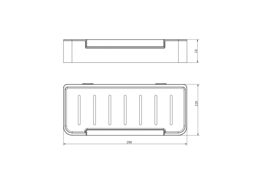 Полка для душа Aquatek AQ4966CR, Хром фото 2