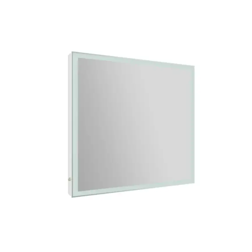 Зеркало BelBagno SPC-GRT 80х80 SPC-GRT-800-800-LED-BTN с подстветкой, кнопочный выключатель фото 2