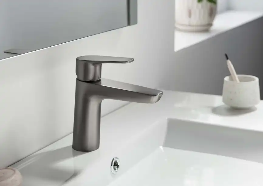 Смеситель для раковины Aquatek Бетта AQ1110BGM, Оружейная сталь фото 7