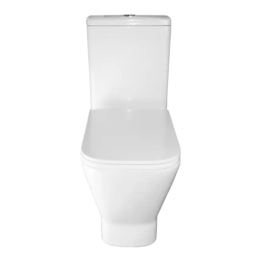Унитаз напольный Azario  Joy AZ-2168-UQ3 безободковый, смыв Торнадо, с бачком и сидением микролифт, Белый глянцевый фото 6