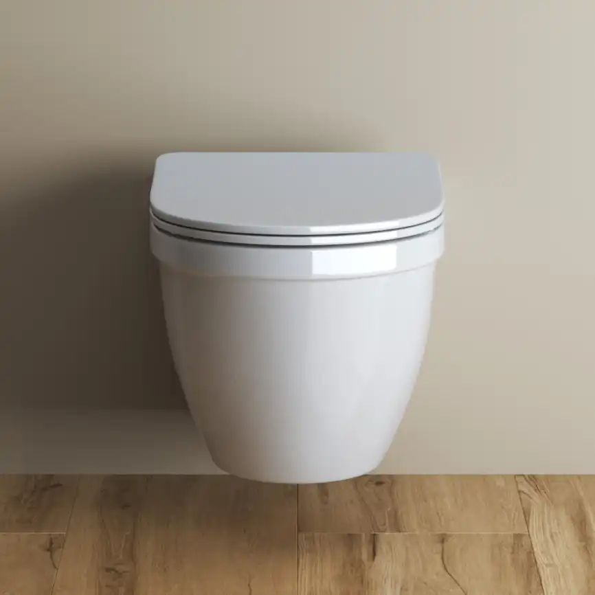 Подвесной унитаз BelBagno LOTO BB070CHR/SC, безободковый, с сиденьем микролифт, Белый фото 10