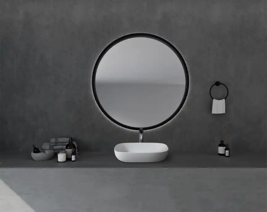 Раковина накладная ABBER STEIN 60х40х13 AS2620, прямоугольная, белая матовая фото 2