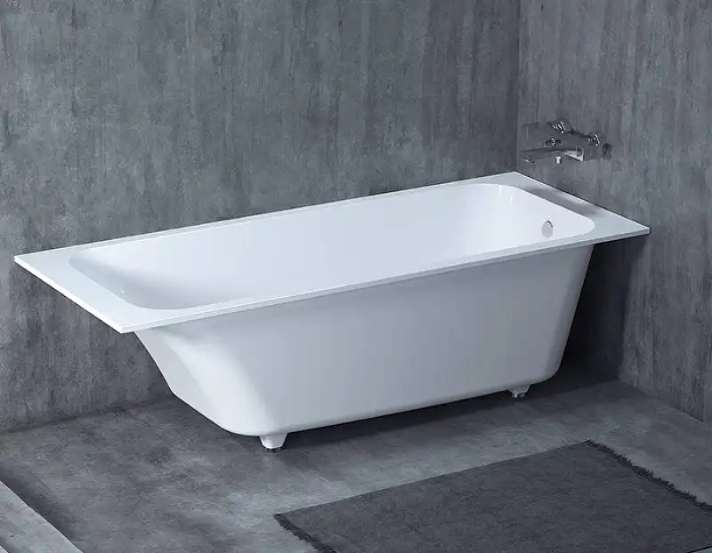 Ванна Salini ORLANDA 180х80 102022M из материала S-Stone, Белая матовая фото 3